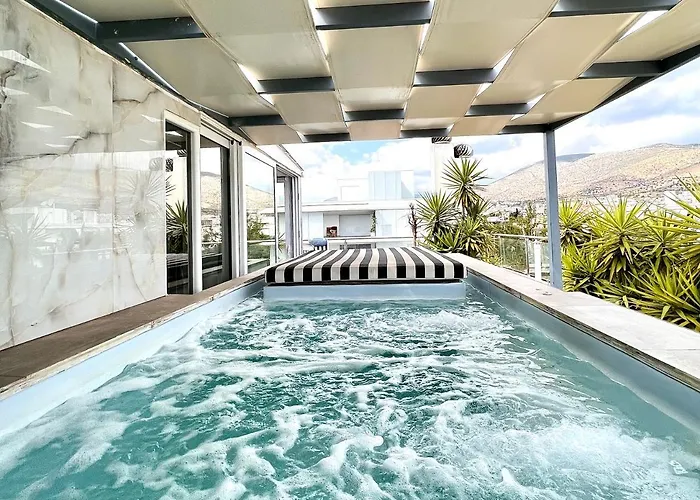 Citycenter Penthouse Mini Private Pool With Hydromassage And Great Town View